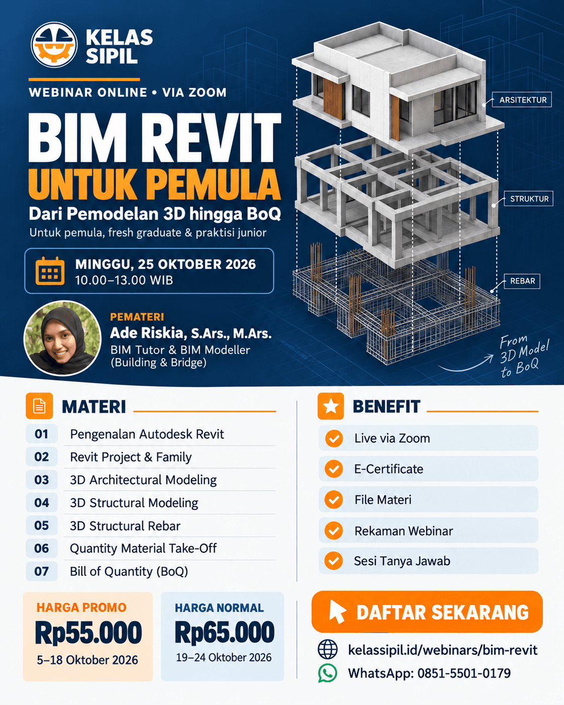 BIM Revit untuk Pemula: Dari Pemodelan 3D hingga BoQ